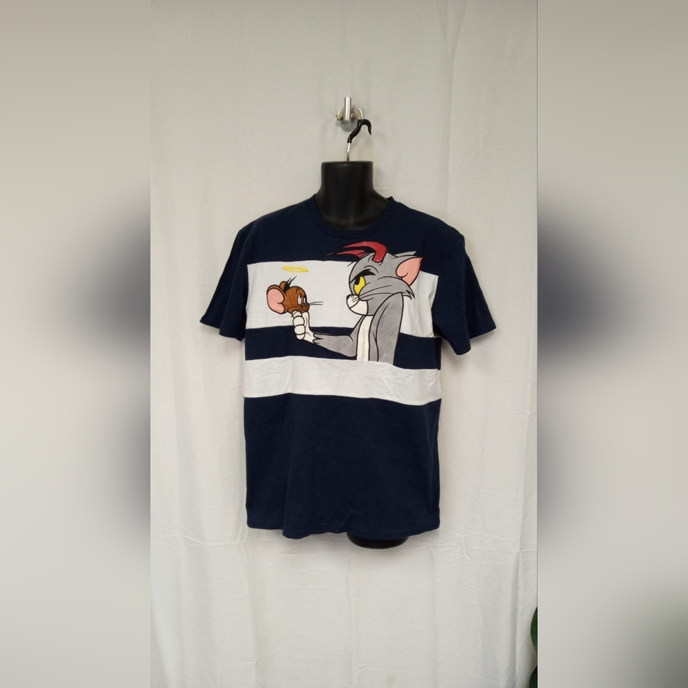 FTW- Tom and Jerry Graphic T-Shirt/ Color Navy/ NWT/ MSRP $80.00